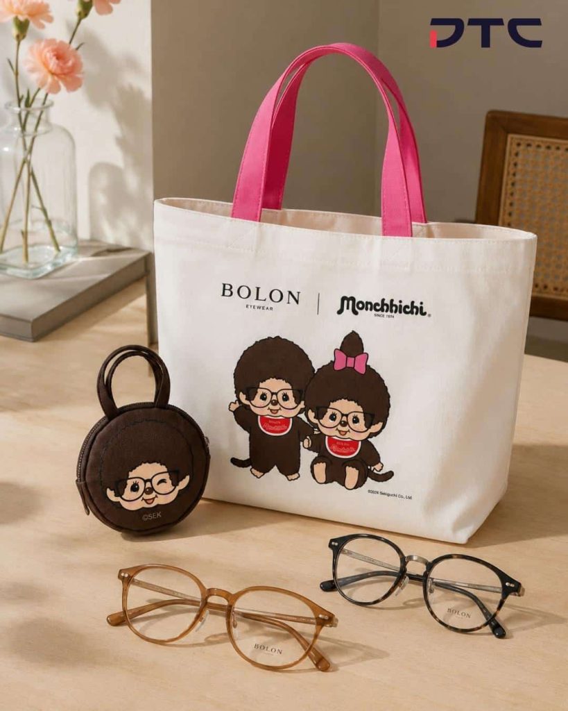 Monchhichi tote bag and coin pouch GWP merchandise