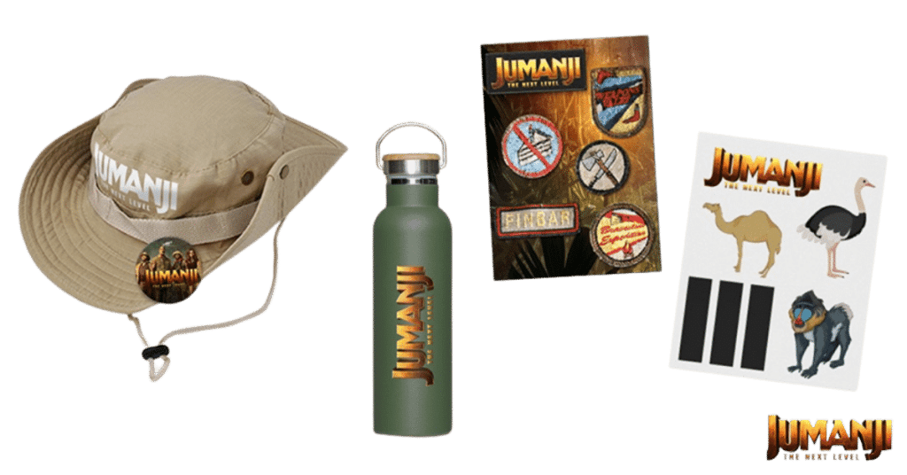 custom merchandise for Jumanji