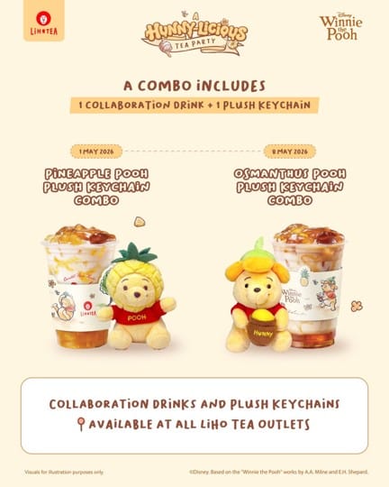 LiHO-Winnie the Pooh plush keychains promo