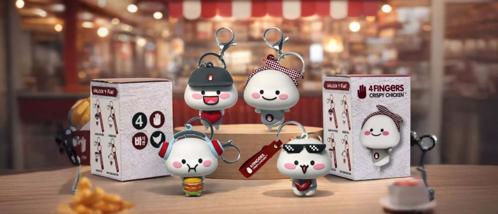 custom character keychain - collectible gwp gift in Malaysia