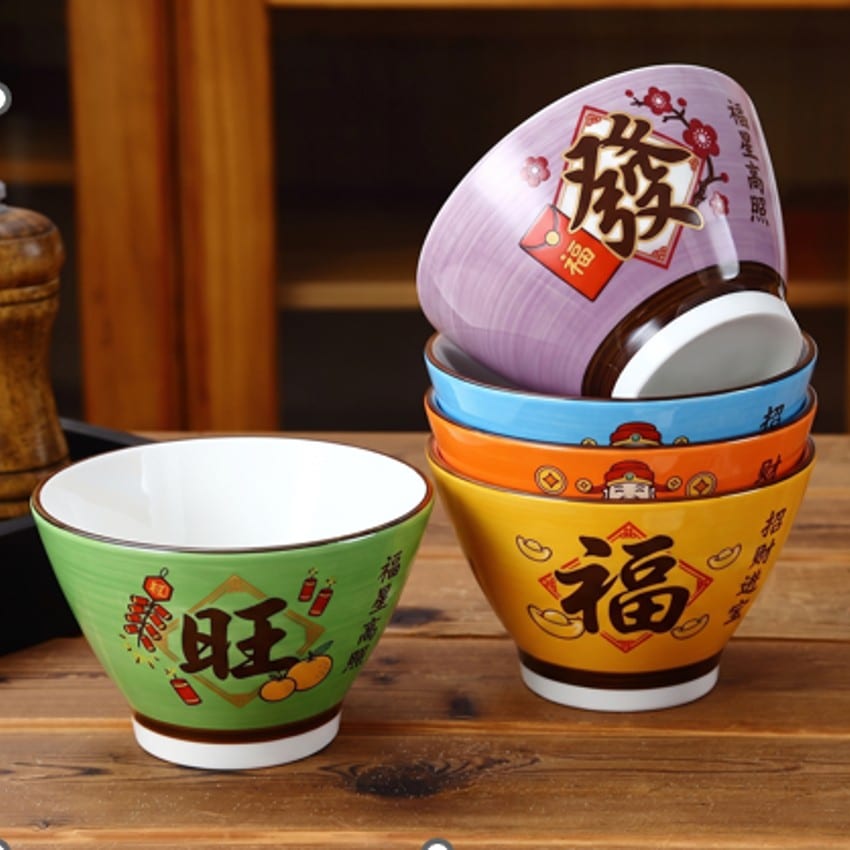 CNY ceramic bowls