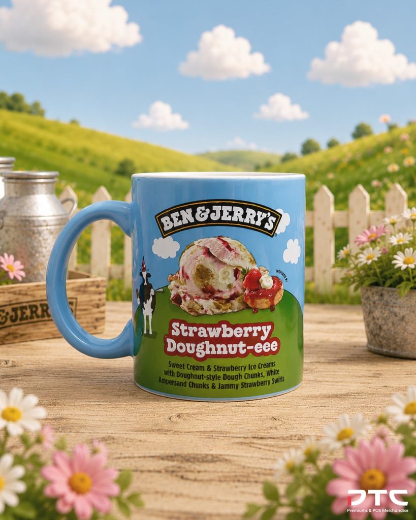 collectible Ben & Jerry's pint holder mug designs