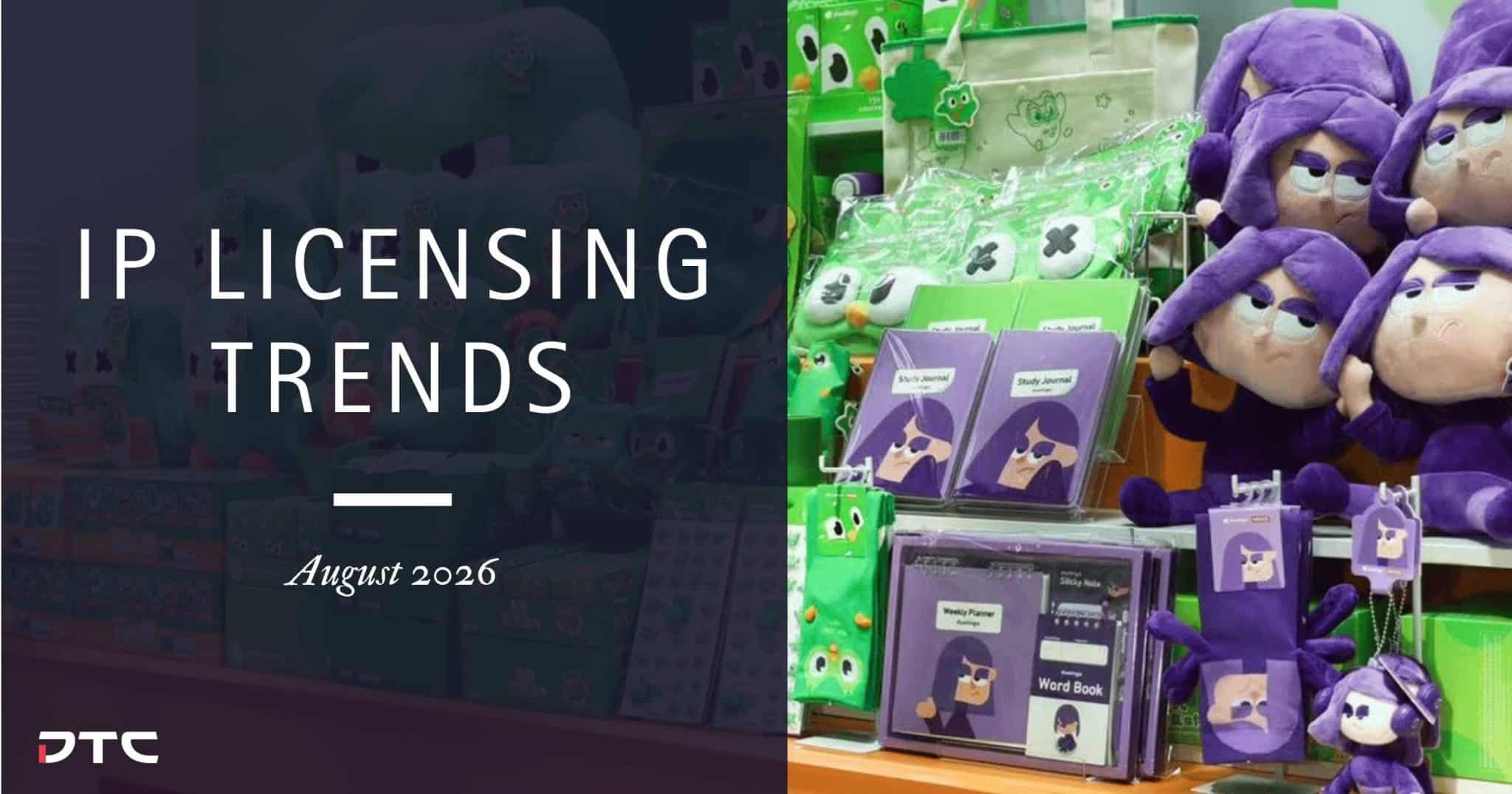 Duolingo x MINISO pop-up in China displaying Duo and Lily licensed merchandise