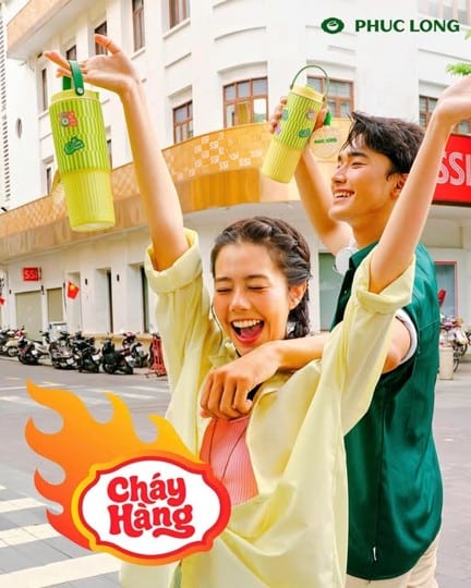 Phuc Long 900ml thermal bottle produced for the Lô-Cồ Vibe summer campaign in Vietnam sold out.