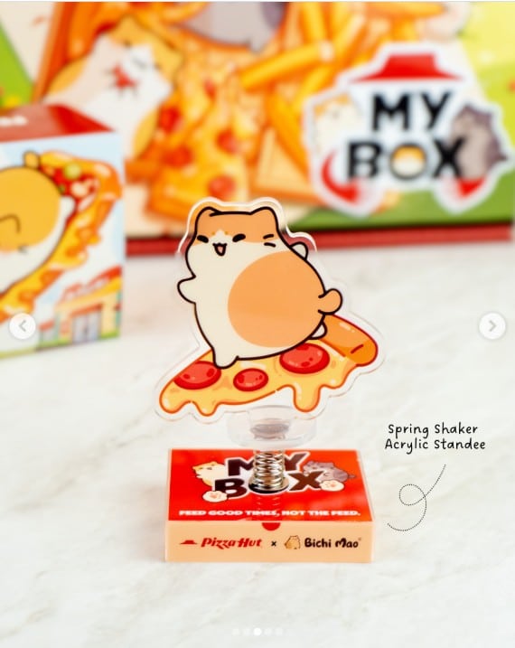 Pizza Hut Bichi Mao spring standee desktop collectible
