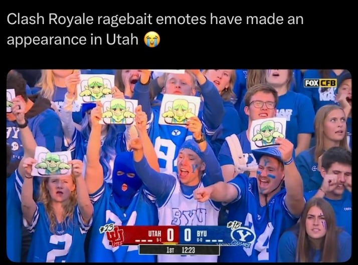 Unhinged marketing - Clash Royale emotes