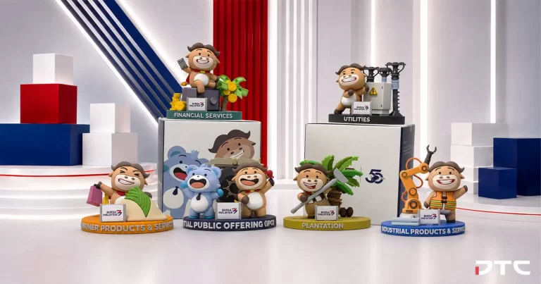 Bursa Malaysia IPO anniversary figurine designed by DTC World Malaysia