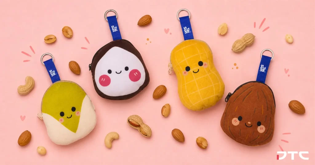 Four Tai Sun mini pouch designs for Malaysia and Singapore promotions