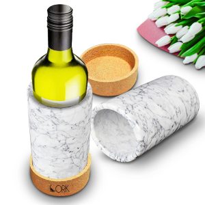 Marble and Cork Bottle Chiller