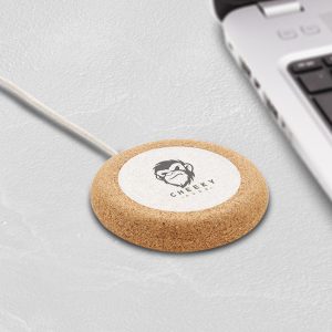 Cork and Wheat 5W Wireless Charger