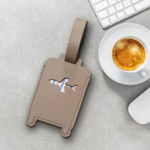 Waterborne-PU-Leather-Luggage-Tag