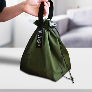 Drawstring Insulated Cooler Lunch Bag