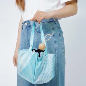 2-in-1 umbrella with matching tote bag