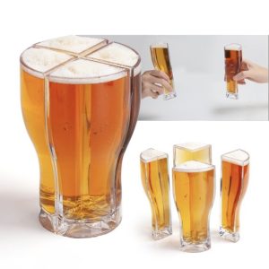 4 in 1 Drinking Glass