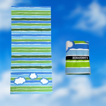 Ben & Jerry's customised Beach Towel