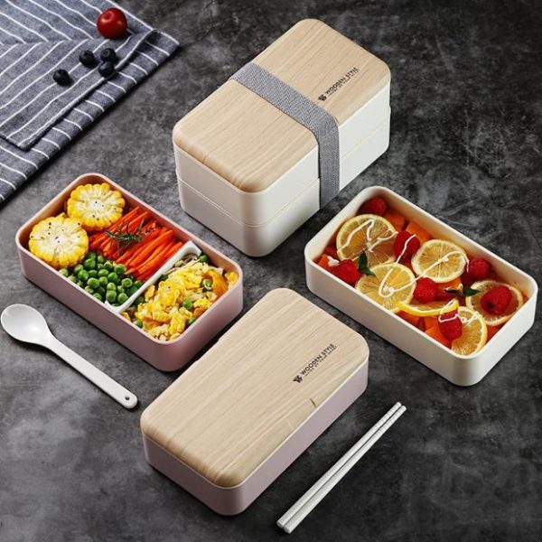 2-Tier Bento Lunch Box