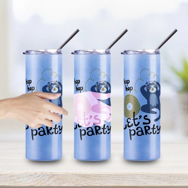 Colour Changing Tumbler with Straw (600ml)