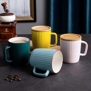 Ceramic Mug with Lid