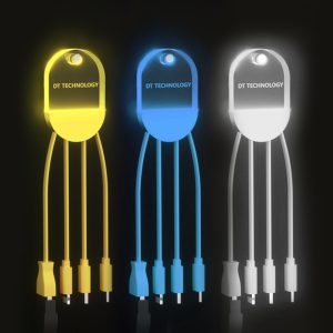 3-in-1 Charging Cable with LED Light