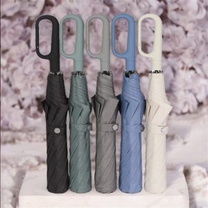 23inch Clip-on 3 Fold Umbrella