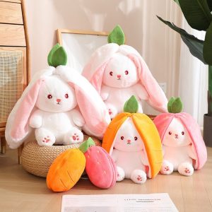 Creative Hide-and-Seek Bunny Plushie