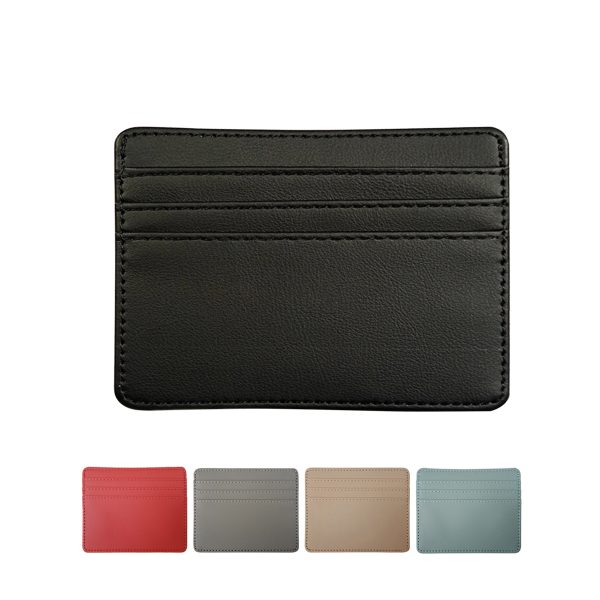 Slim PU Leather Card Holder