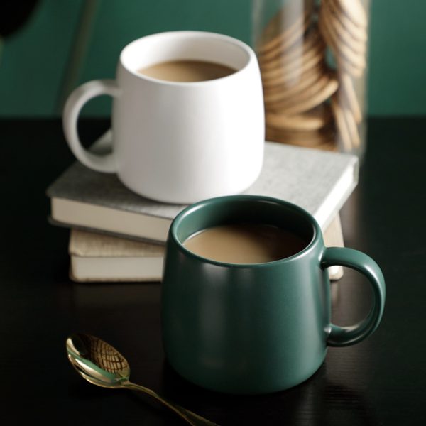 Minimalist Round Ceramic Mug (450ml)