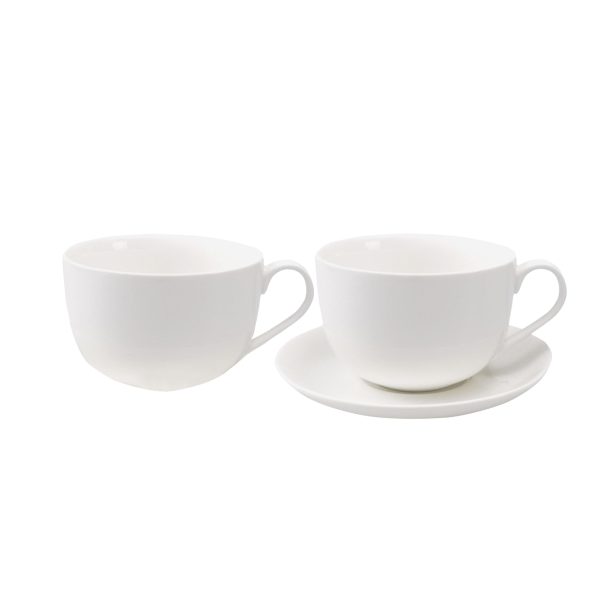 Ceramic Cup with Saucer (80ml)