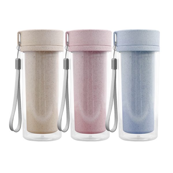 Double Wall Wheat Straw Tumbler (400ml)