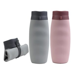 Foldable Silicone Water Bottle (600ml)