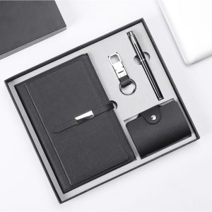 4-pc PU Leather Gift Set