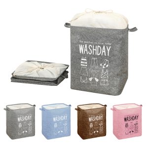 Collapsible Canvas Laundry Basket