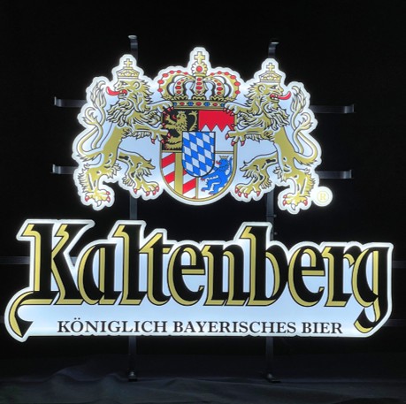 Kaltenberg customised lightbox signage