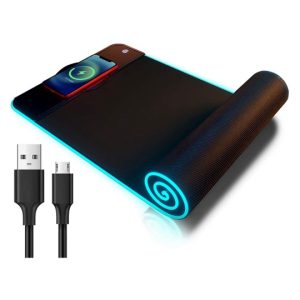 LEDGamingMousePadWWirelessCharging