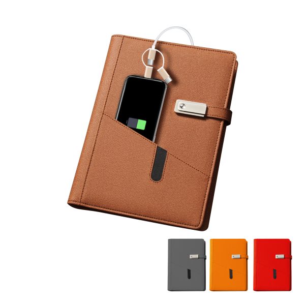 6-Ring Organizer with Power Bank