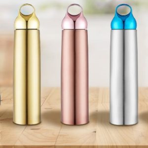 Metallic Stainless Steel Bottle with Loop Cap