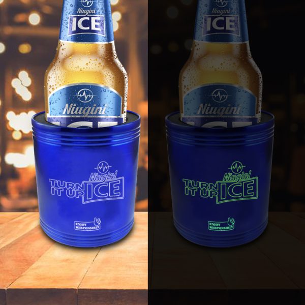 Glow in Dark Metal Bottle Cooler