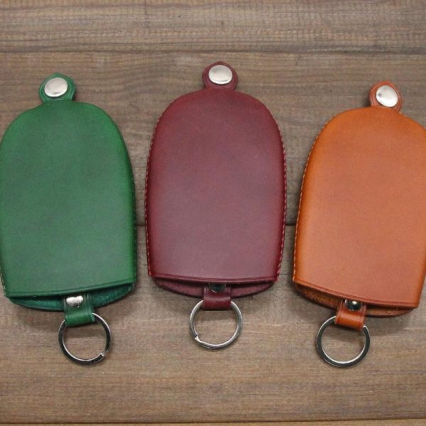 Waterborne PU Leather Key Pouch