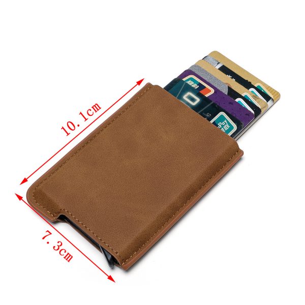 Leather Anti-Theft RFID Card Case