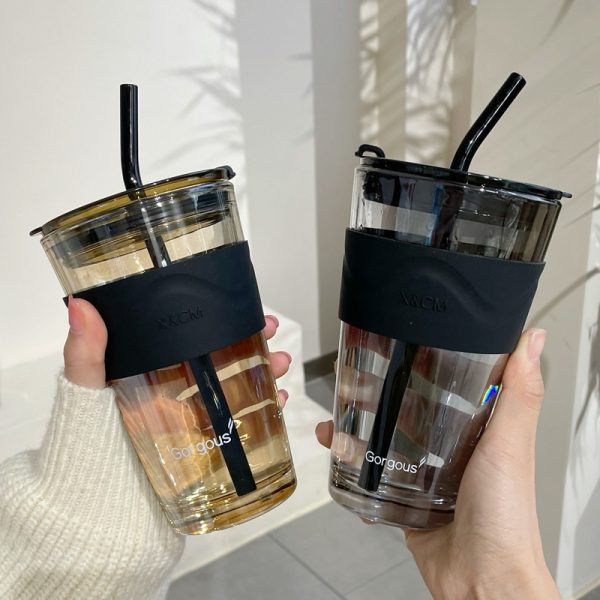 Trendy Tumbler with Straw