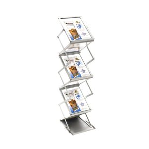 Collapsible Brochure Floor Stand