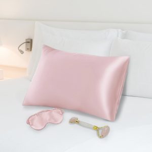 Pillow Case, Eye Mask and Face Roller Set