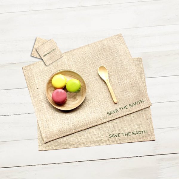 Jute Placemat and Coaster