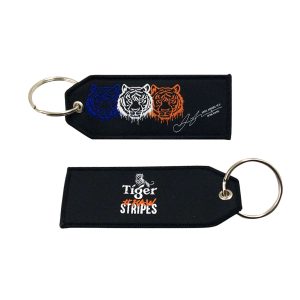 Fabric Tag Keychain