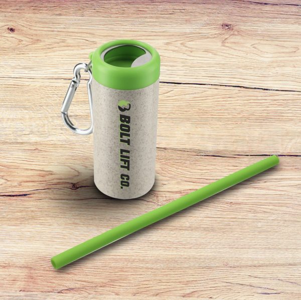 Reusable Straw in Bottle Opener Case