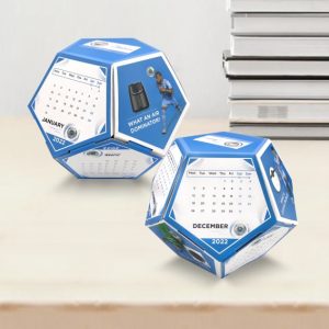 Customised Soccer Shape Calendar