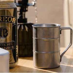 Stainless Steel Barrel Mug