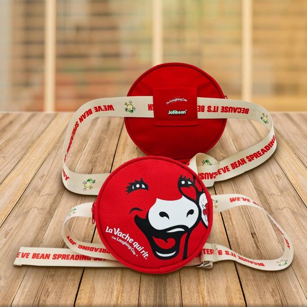 The Laughing Cow Customised Round Shape Sling BagSling Bag