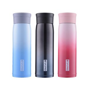 Sleek Gradient Stainless Steel Vacuum Flask (600ml)