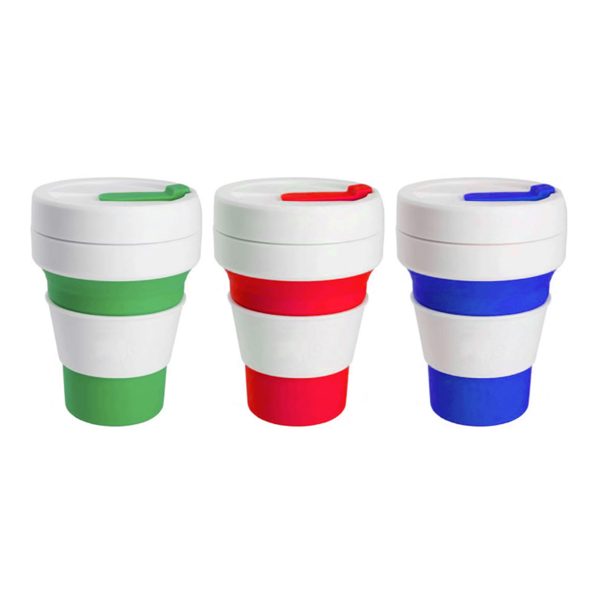 Foldable Silicone Travel Cup (355ml)